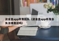 资金盘app开发团队（资金盘app开发会负法律责任吗）