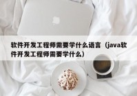 软件开发工程师需要学什么语言（java软件开发工程师需要学什么）