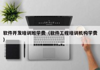 软件开发培训班学费（软件工程培训机构学费）