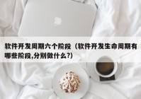 软件开发周期六个阶段（软件开发生命周期有哪些阶段,分别做什么?）